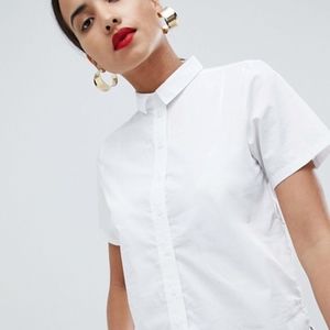 ASOS DESIGN boxy short sleeve shirt